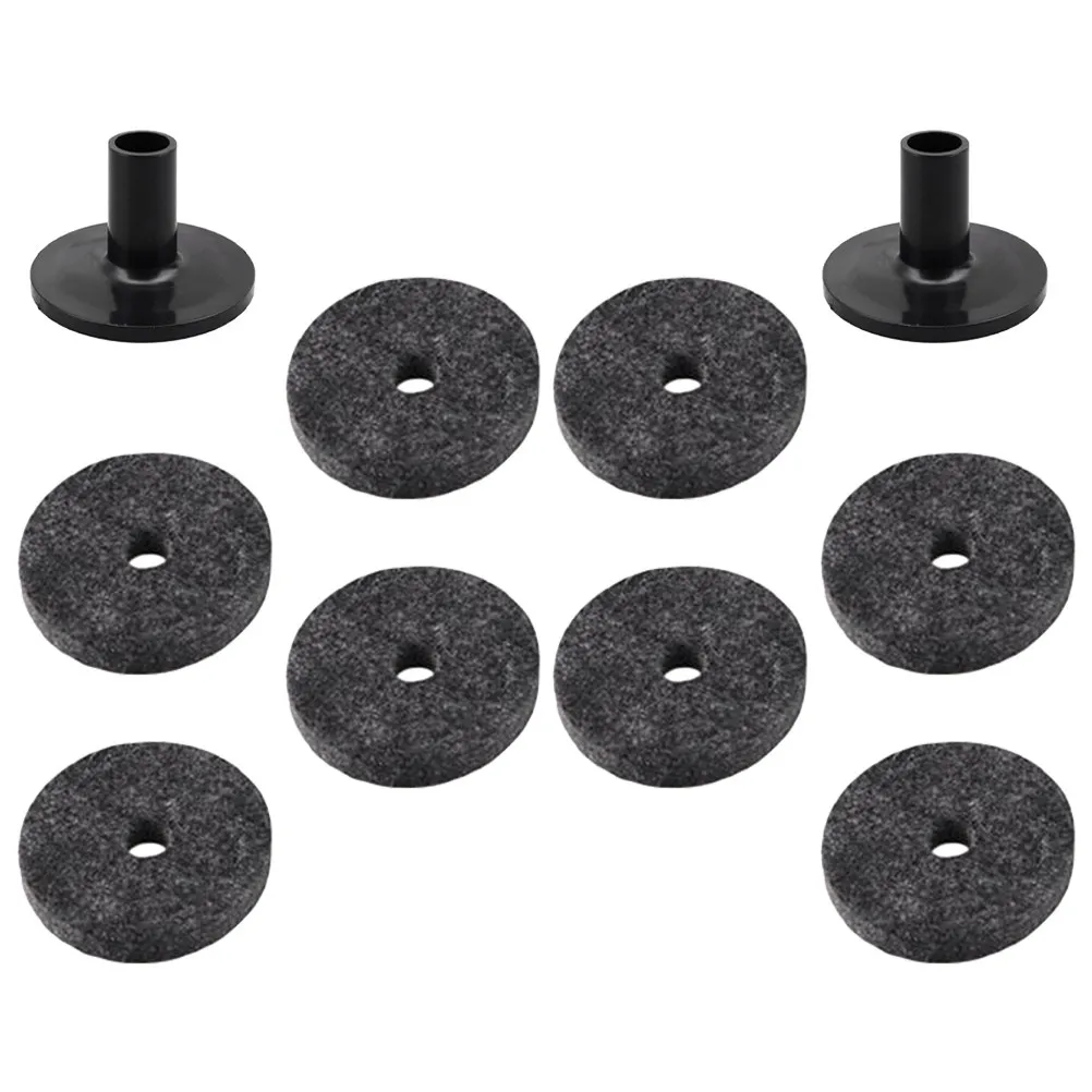 

Набор войлочных накладок для барабанной установки: профессиональные сменные накладки для тарелок и барабанов, портативные, легкие, аксессуары для барабанной установки