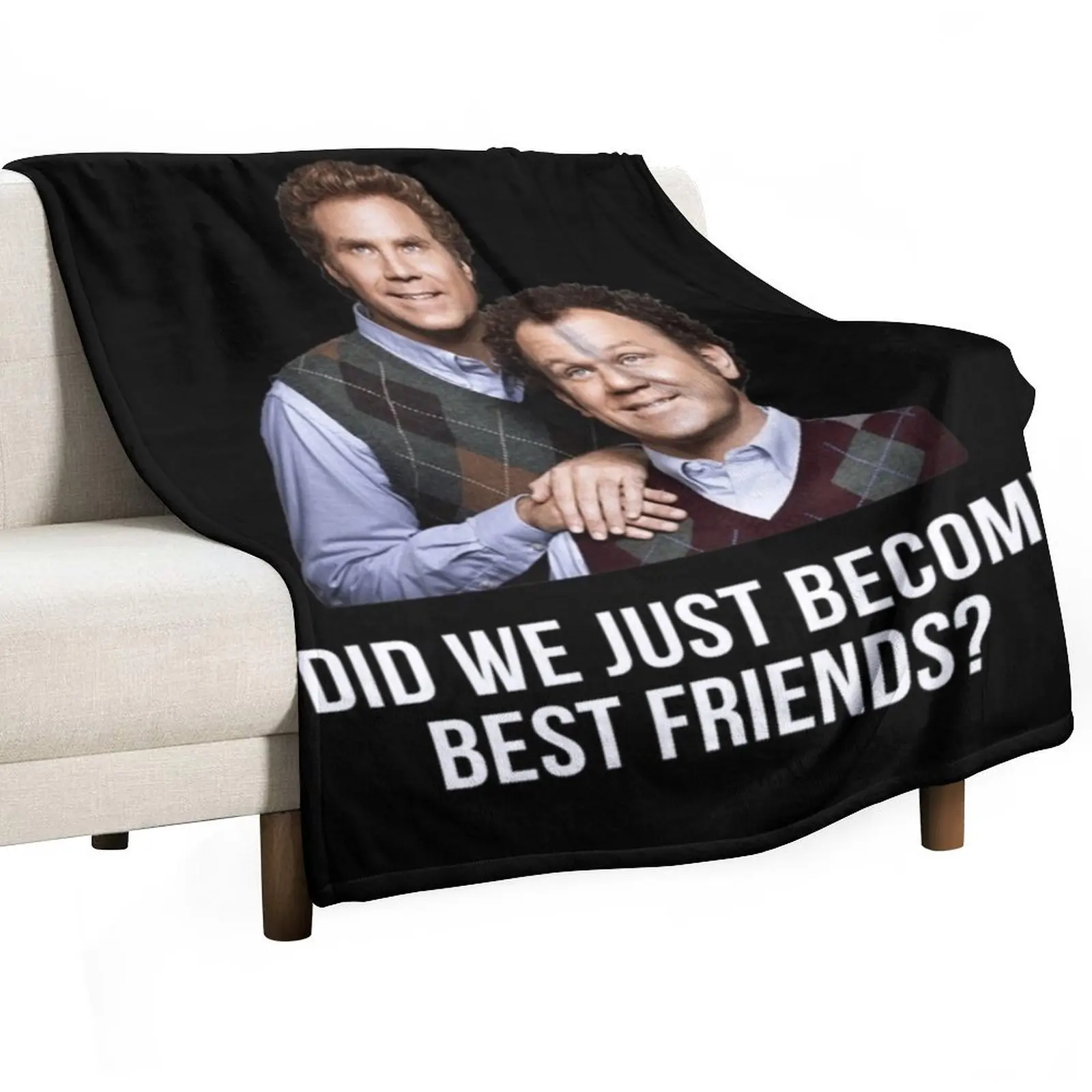 Did we just become best friends Essential . Throw Blanket Soft Plaid Thins Baby Large Vintage cosplay anime Blankets