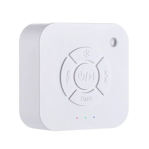 Máquina de ruido blanco, máquina de sueño recargable para bebés y niños de 800mAh con 9 sonidos relajantes, temporizador de apagado automático para viajes en casa y oficina