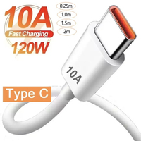 10A USB To Type C High Speed Data Cables 0.25m/1m/1.5m/2m Super Fast Charging Wires Type C Cable Charge Quick Charge Data Cords
