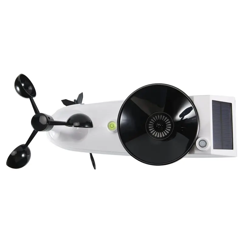 AB33-Tuya Weather Station Alarm Wifi Digital Wind Speed Direction Rainfall Light Index Air Quality Temperature Humidity Meter