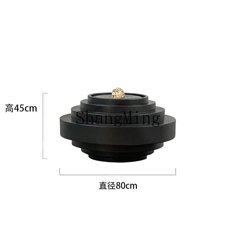 CLLwate flowing water ornament fountain transfer ball courtyard modern simple clubhouse