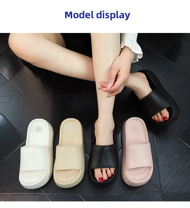 Damen-Pantoffeln 2026 Sommer Neue Dickbesohlte Sandalen Damen Quadratische Zehenpartie Luxus-Designer-Pantoffeln Damen-Slides – Detail 6