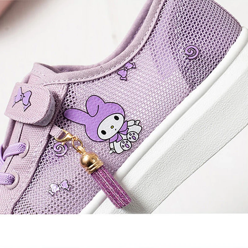 Cute My Melody Tennis Sanrio Kawaii Anime Girl Child Sneakers Girl Heart Cartoon Babys Casual Shoes Non Slip Toys Gifts for Kids