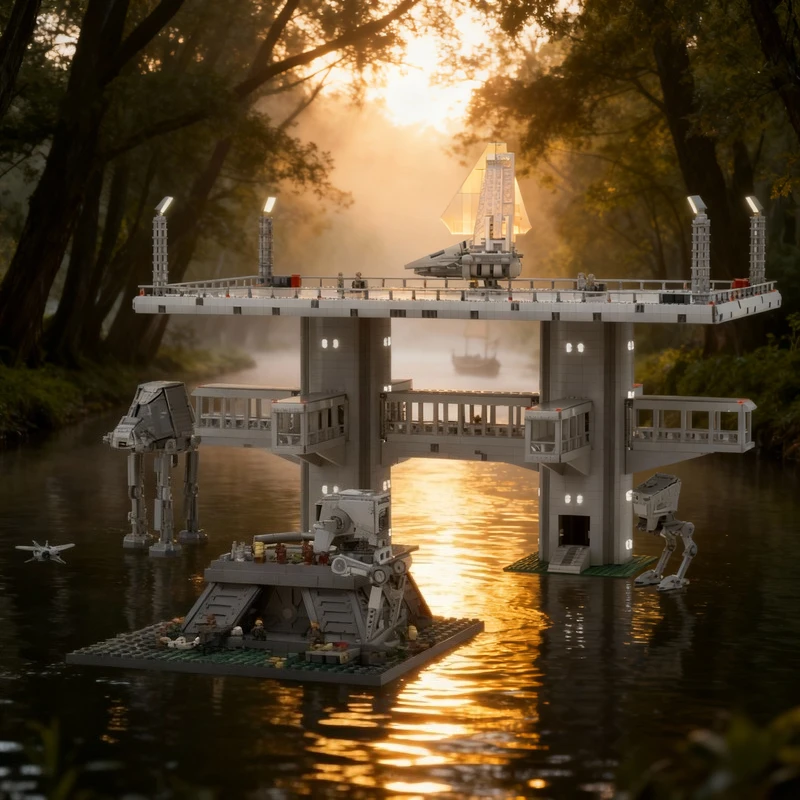 

18743pcs MOC BUNDLE SW Episode 6 Battle On Endor Star Battle Model Building Blocks Architecture Toy Christmas Gifts Brick Kids