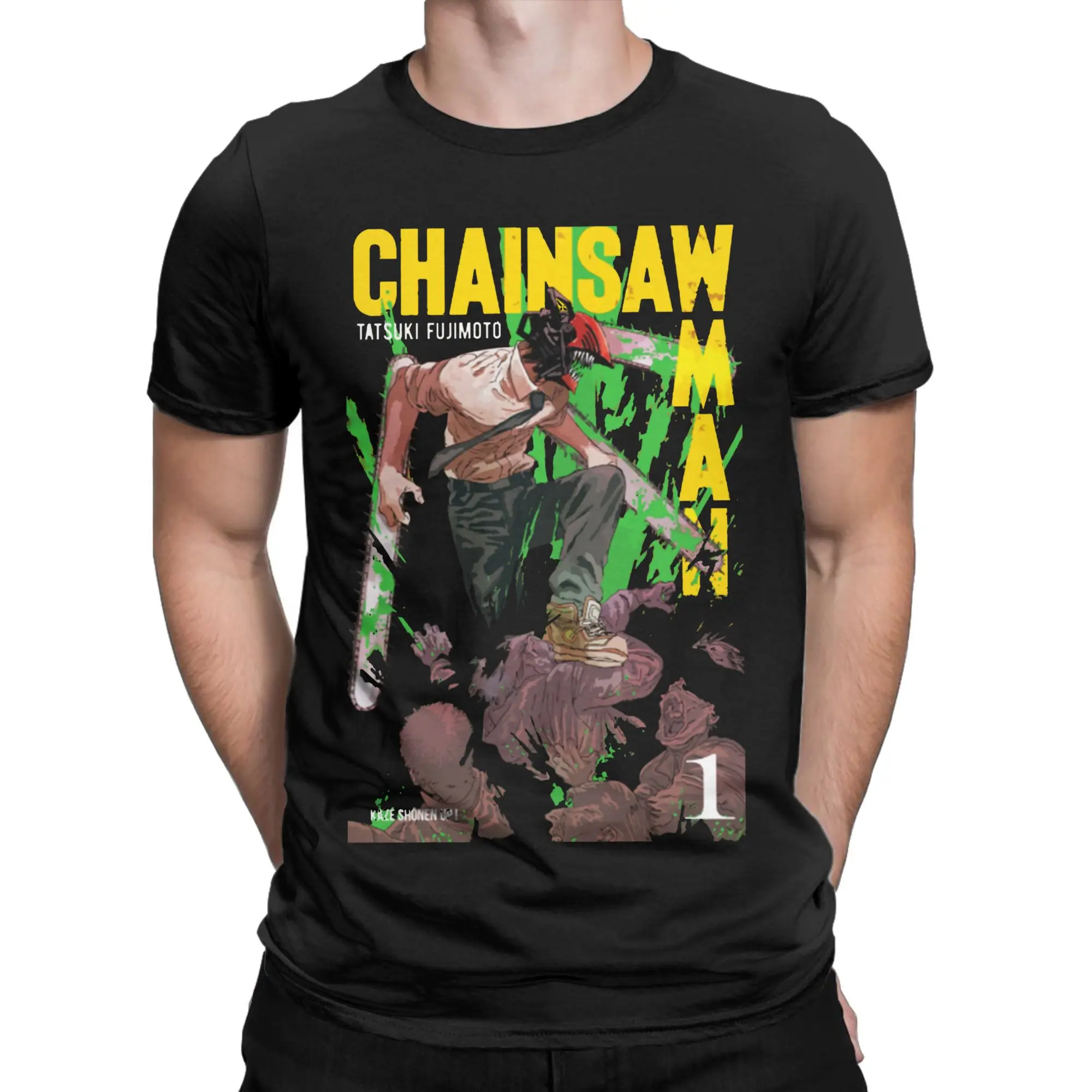 

Chainsaw Man Denji New Arrival T Shirts Men Women Manga Anime Chainsawman Cotton Tee Shirt Clothes