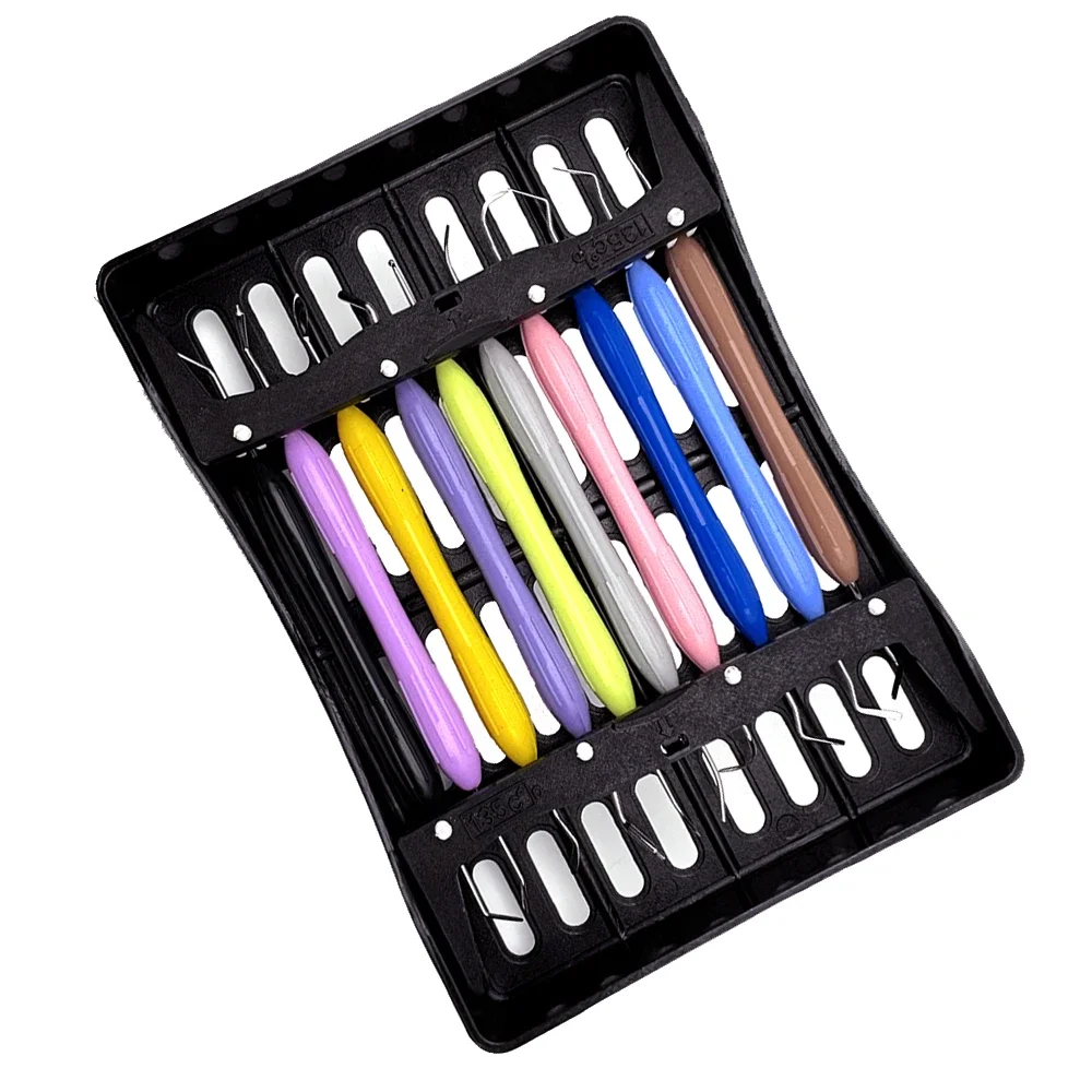 10Pcs/Set Dental Resin Filled Restorative Instruments with Silicone Handle Aesthetic Restoration Knives for Dentistry Lab Tools