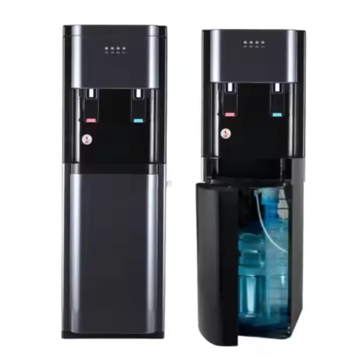 Freestanding Bottle Hidden Water Dispenser Home Office Use Bottom Loading Hot Cold Water Dispenser