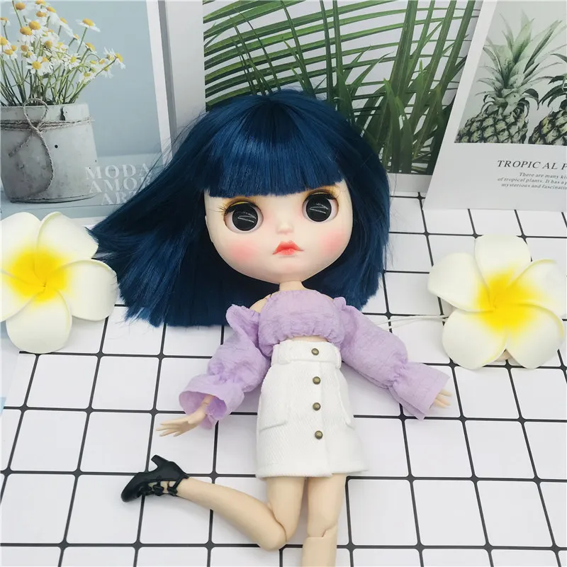 Fashion 30cm Blyth Doll Clothes For Barbie Blyth Azone BJD 1/6 Doll dress DIY clothing accessories