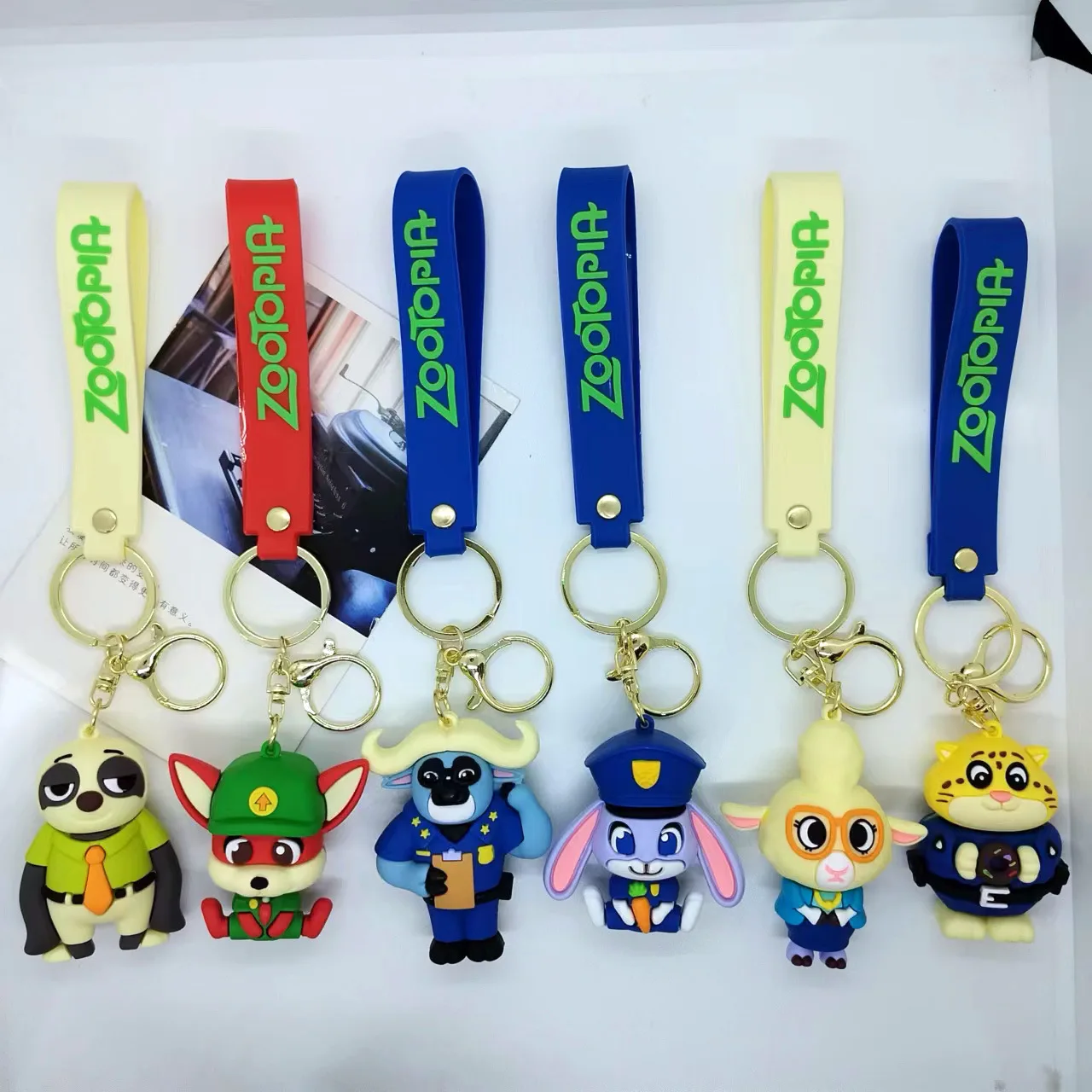 

New Creative Cartoon Crazy Animal City Doll Keychain Bag Car Keychain Wholesale Kawaii Cute Personalized Gifts Y2k Fashion Toys