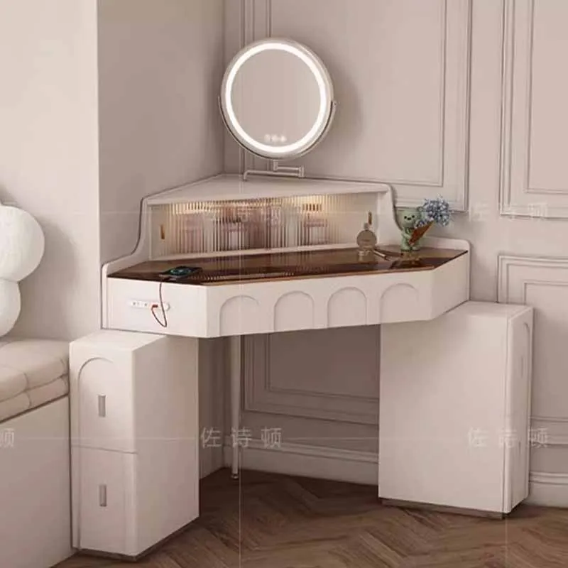 

Jewellery Organiser Dressing Table Multifunctional Storage Bedroom Vanity Dressers Led Mirror Schminktisch Home Furniture