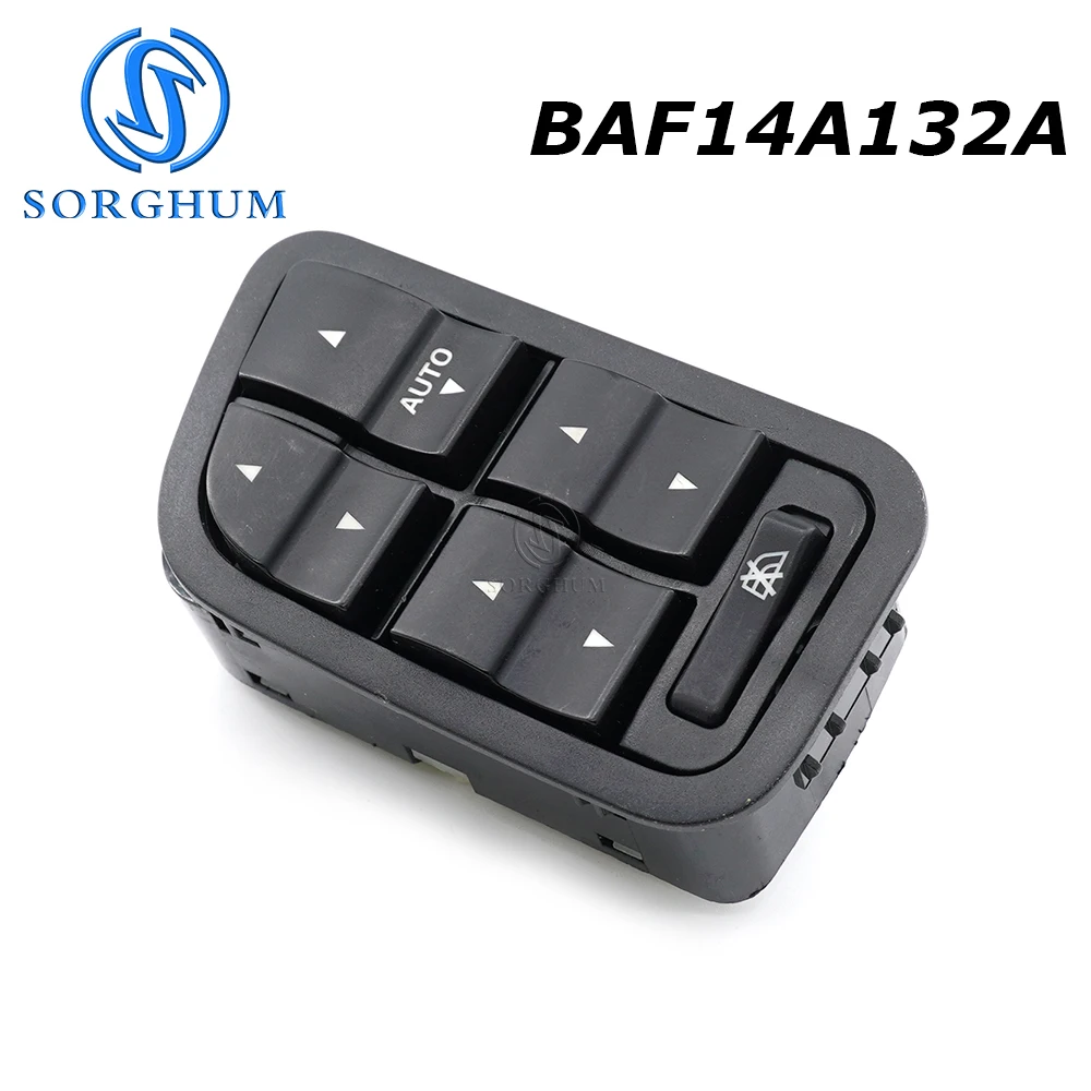 

SORGHUM BAF14A132A Front Right Power Window Switch Button For Ford Falcon BA BF 2002-2008 BAF14A132C FAB80401RH 13 Pins