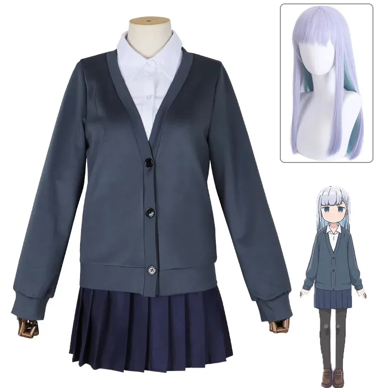 

in Stock S-XXL Aharen-san Wa Hakarenai Reina Aharen Cosplay Costume Wig School Uniform Halloween Party Outfit for Women