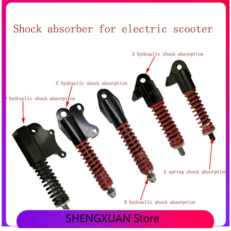 8 10 inch hydraulic spring shock absorber front fork device  wheel   for electric scooter