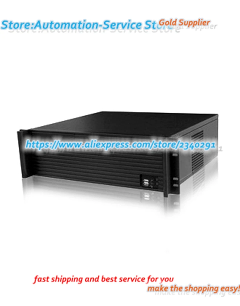 

Ultra Short 3U Server Chassis Aluminum Panel Chassis High-End 380mm Deep One CD-ROM Position Industrial Cabinet