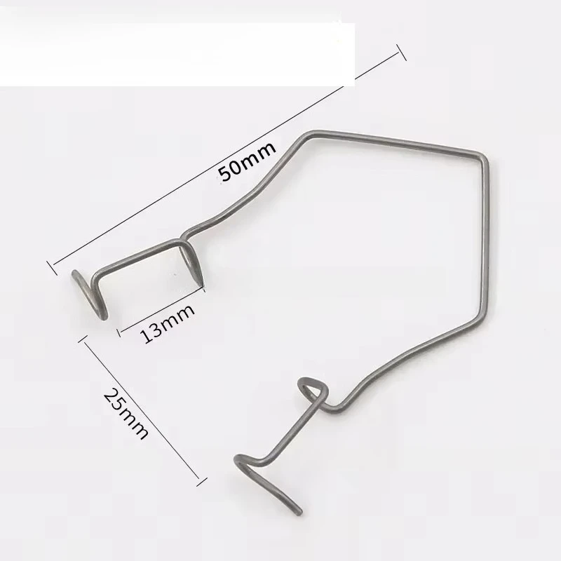 Stainless Steel 50mm Opened Straight Ophthalmic Eyelid Retractor Speculum for Surgery