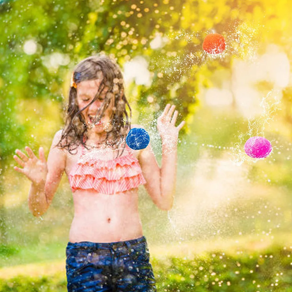 Palline riutilizzabili da 30 pezzi per giochi in piscina e spiaggia - Palla rimbalzante morbida per bambini Giochi all'aperto Attività per feste di nuoto