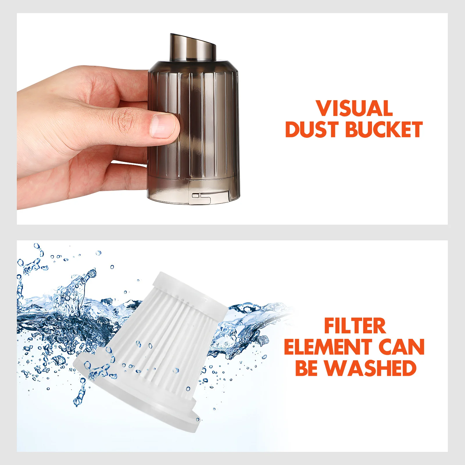 

1 set Portable Car Vacuum Cleaner Cordless Handheld High Power Electric Vacuum Air Duster For Car Truck Household Dust Removal