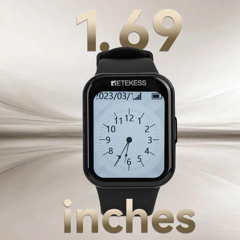 RETEKESS TD154 Küche Kellner Rufsystem Restaurant Pager Für Server TD113 Wasserdichte Uhr Empfänger Für Kaffee Bar Hotel – Detail 11