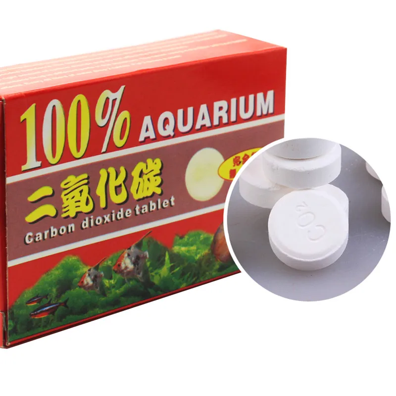 Aquarium Water Plant Root Fertilizers With Active Iron Manganese Fish Tank Co2 Aquarium Plant Carbon Dioxide Diffuser Tablet Hot