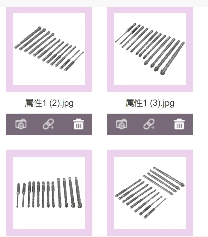 

12pcs Four-edge Serrated Drill Eccentric Drill Bit With 1/4 Inch Hex Shank For Wood Metal Glass Ceramic Electric Drill Dry Drill