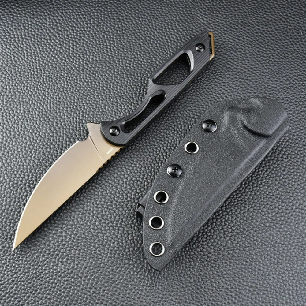 

Прямой нож Every Day Carry Willow, черная ручка G10, 4,5 дюйма, многофункциональные ножи для выживания в самооборе, кемпинга, режущие ножи