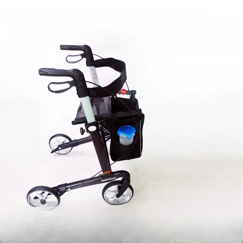 Carbon fiber walking aid multifunctional walking cart shopping cart lightweight and foldable stock