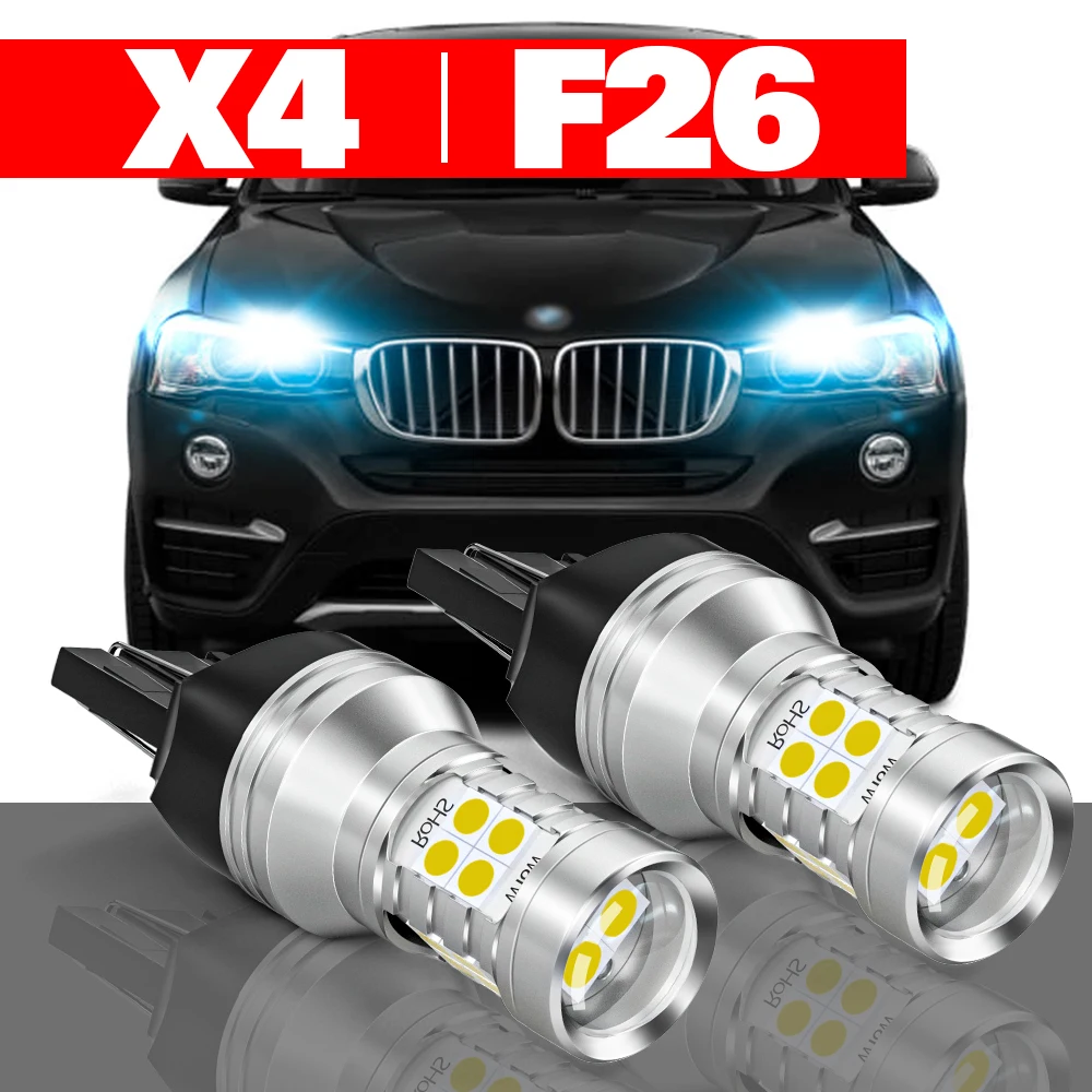 

For BMW X4 F26 2014-2018 2pcs LED Daytime Running Light DRL Accessories 2015 2016 2017