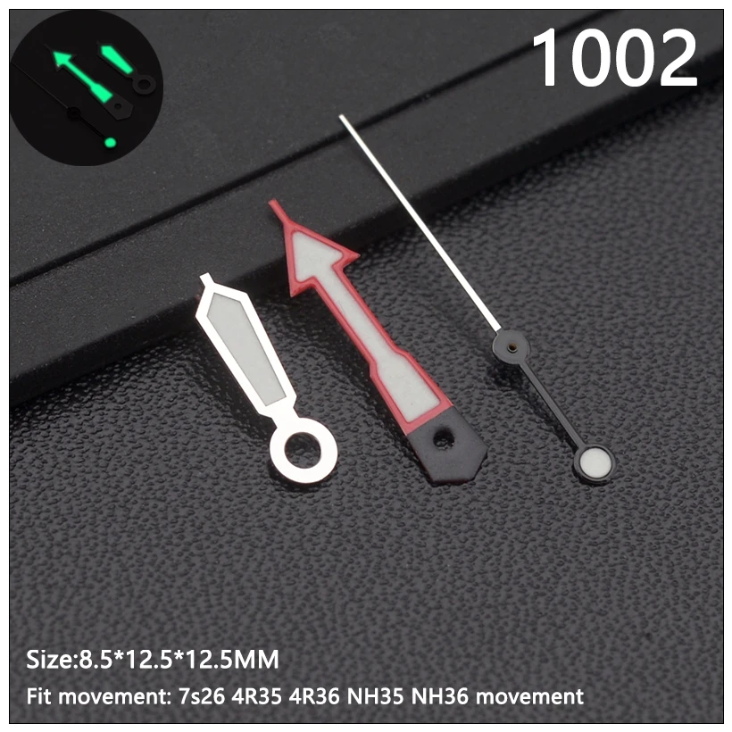 時計の手の交換部品、シルバーとゴールド、nh35