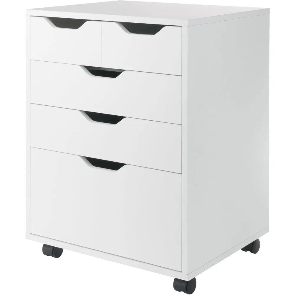 

Halifax Bins & Drawers Mobile Cabinet, for Home Office, White