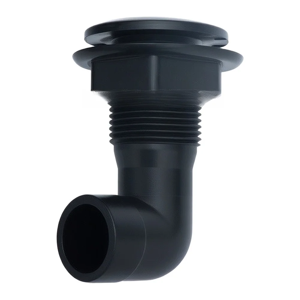 1inch 90 Degree Boat Plumbing Fittings Marine Water Outlet Nylon ABS Plastic Bend Drainage 1plug Bend