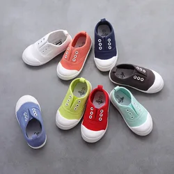 2022 New Spring Autumn Kids Shoes for Boys Girls Candy Color Children Casual Canvas Sneakers Soft Unisex Fashion School Sneakers