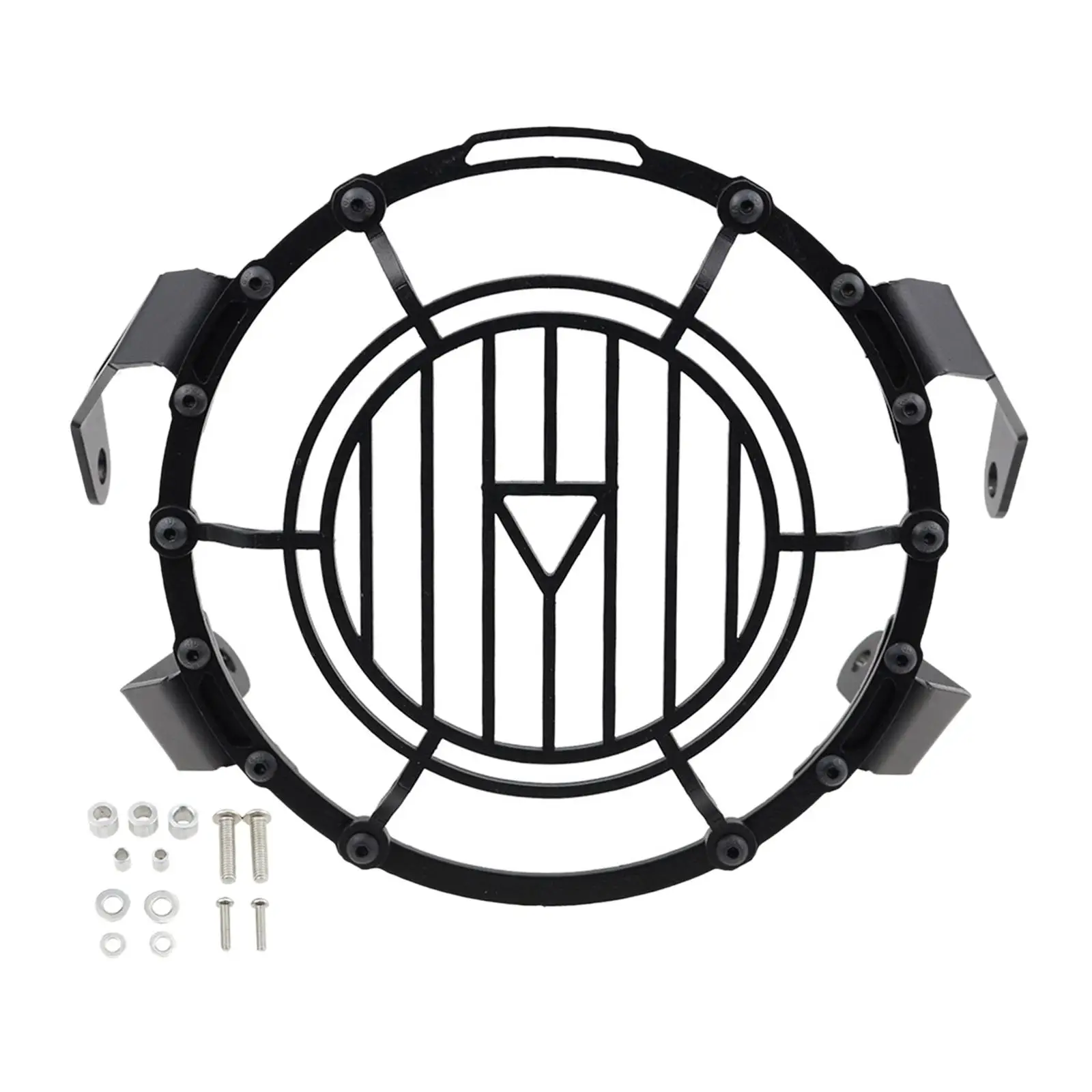 

Motorcycle Headlight Protective Grill Iron Black Lens Cover Easy Installation Accessory for 900 2016 2020