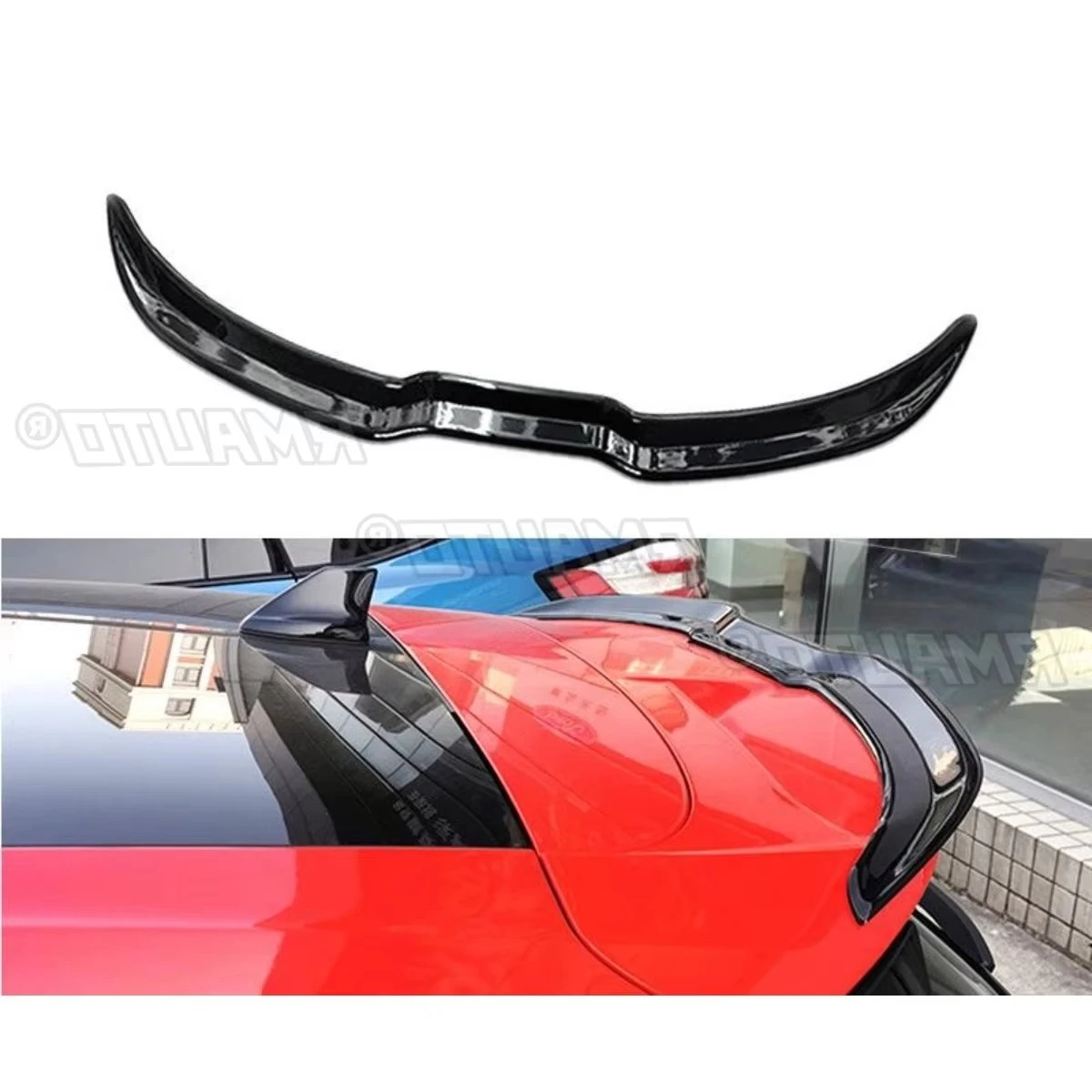 

Для Ford Focus MK4 хэтчбек ST line 2019+ автомобильный задний спойлер на крышу, модификация крыла, задний спойлер на крышу, внешняя часть крыла