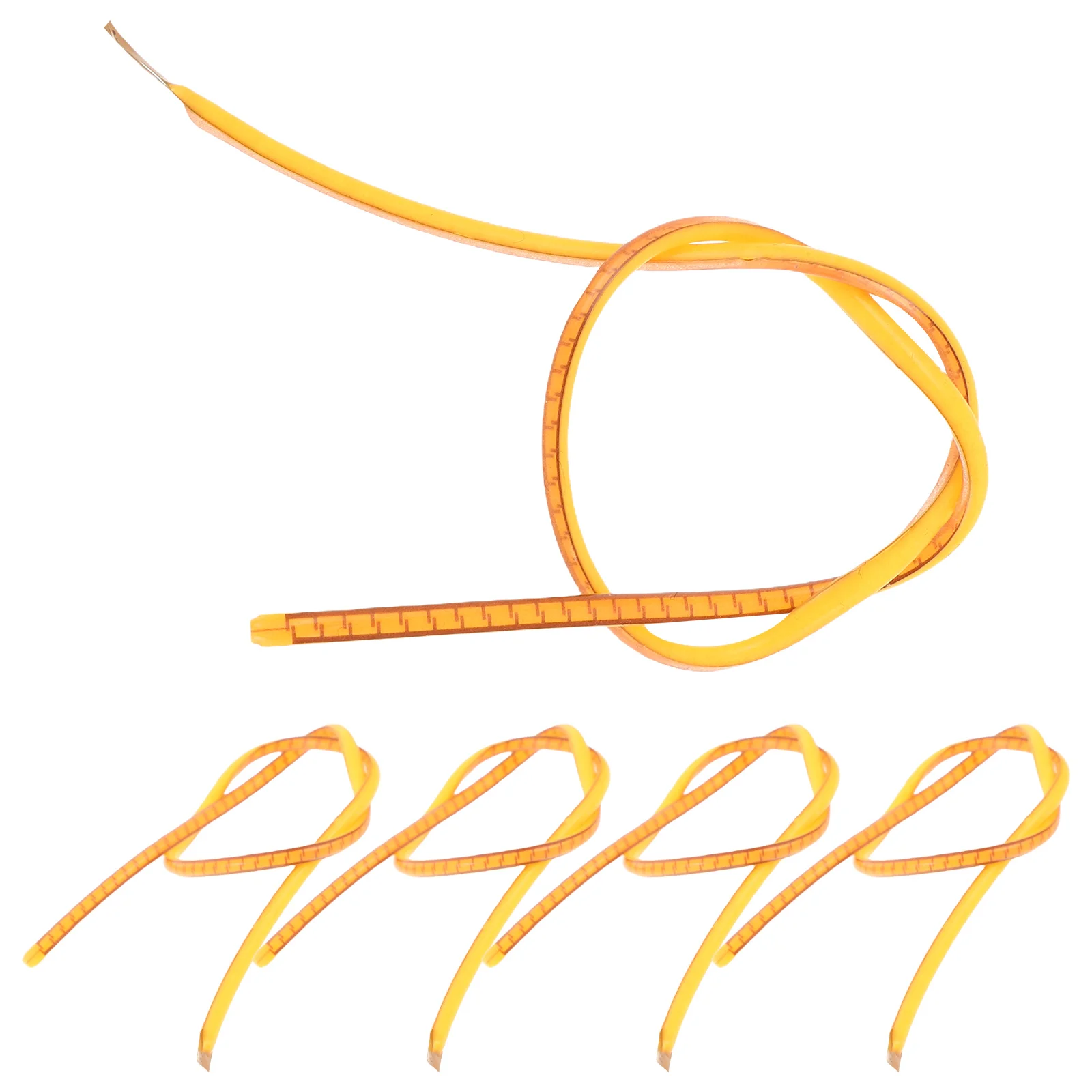 

5 Pcs Flexible Led Light Lamp Parts Accessories Orange Repair Filaments Bulb Supply