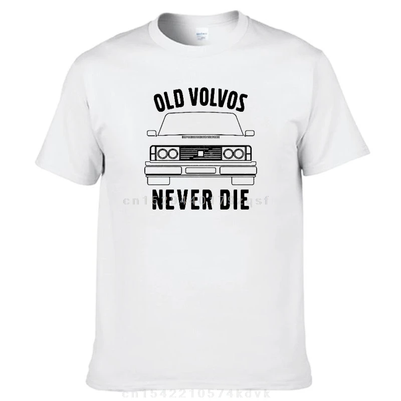 New Men t-shirt Old Volvos Never Die(2) tshirt donna t shirt