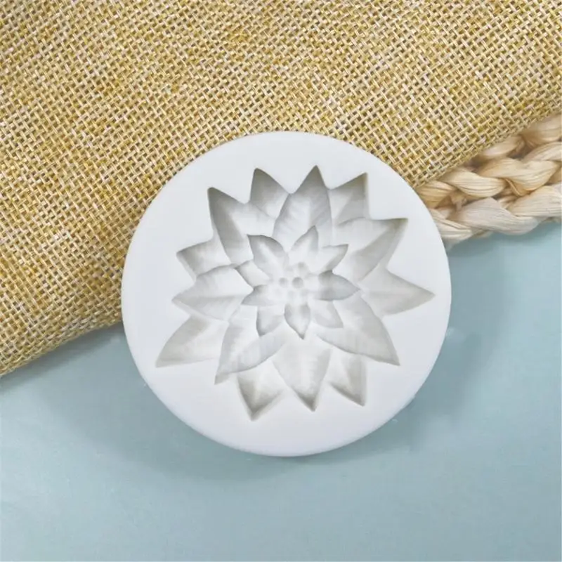 G99A Tạo Thiết kế Lá và Trái cây Holly bằng Khuôn Silicon để nướng bánh Giáng sinh