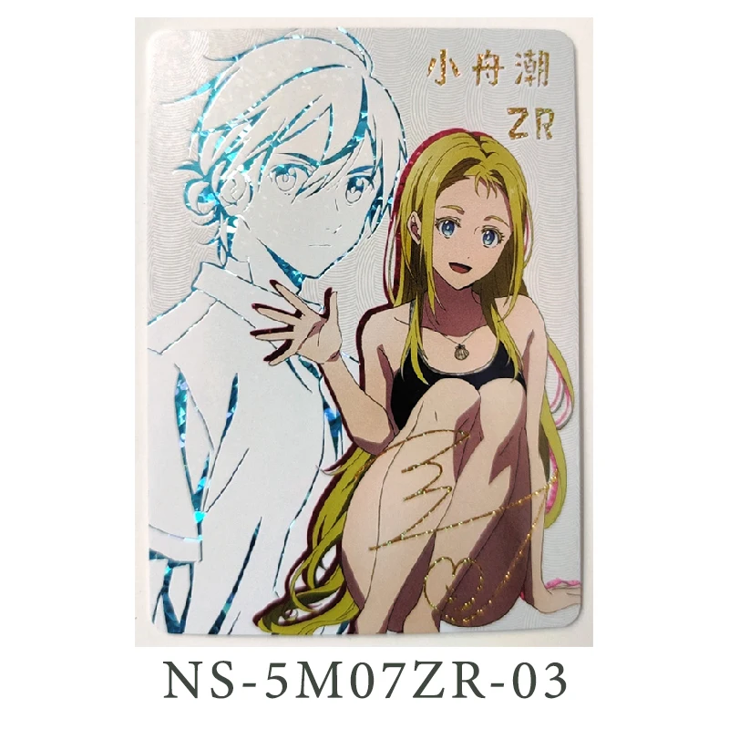 Dea storia personaggi Anime Nishikigi Chisato Yor Forger Zr-Series Bronzing Process Collection Card giocattoli per bambini