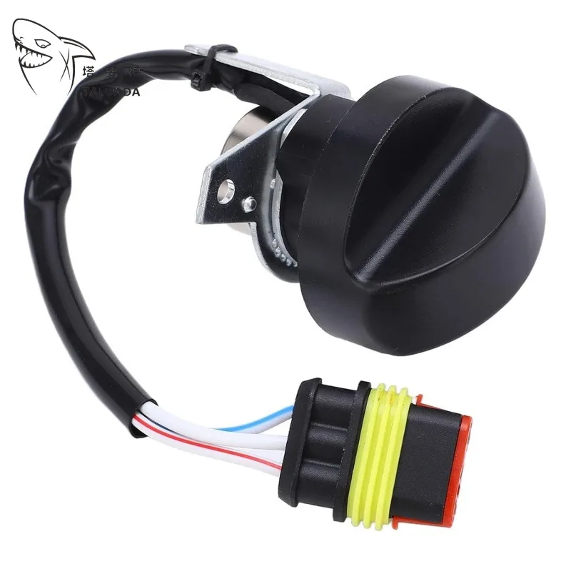 Throttle Knob For SY55 SY65 SY95 SY235 SY215-8-9 Excavator Throttle Control Switch Rotry Knob Durable 3 Months Warranty