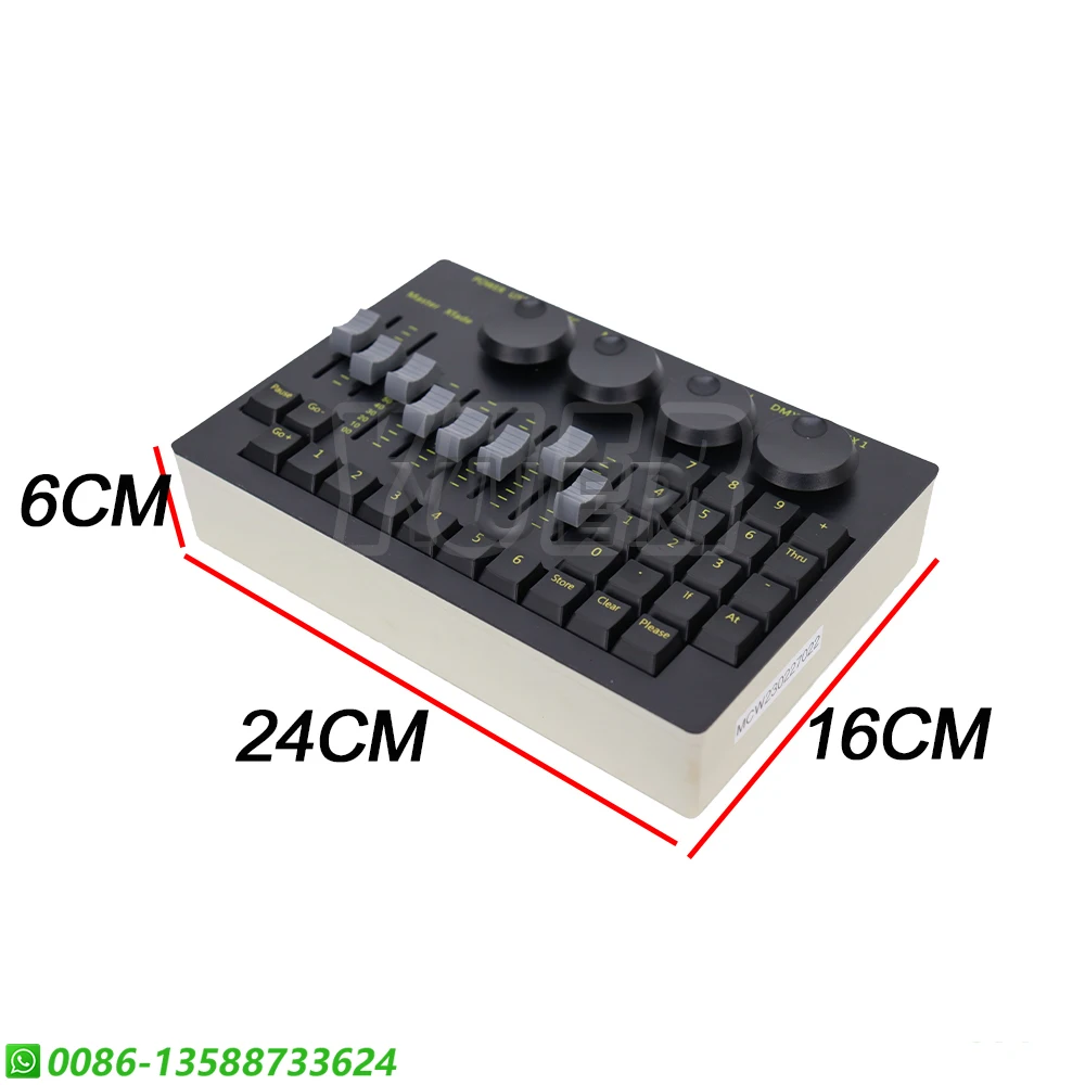 Imagem -04 - Mini Comando Asa Console Conector Usb no pc Computador Stage Light Controller Festa Laser Effect Dmx512 Controlador Novo