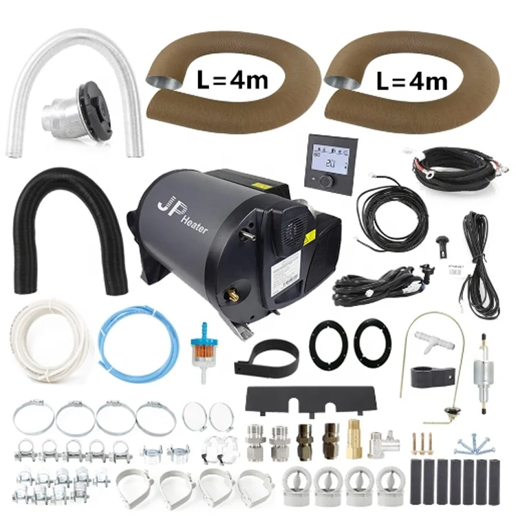 

JP Combi Heater 6KW 12V Diesel Petrol LPG Air and Water Motorhome RV Camper Heater Similar to Truma D4E D6E CE Certificate