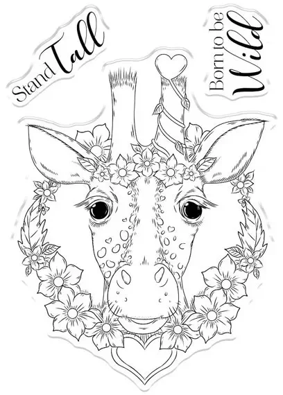 Vintage Stamp Unicorn Butterfly Girl 2022 New Clear Stamps For Scrapbooking Paper Making Account Craft Set Card Transparent Seal view 3