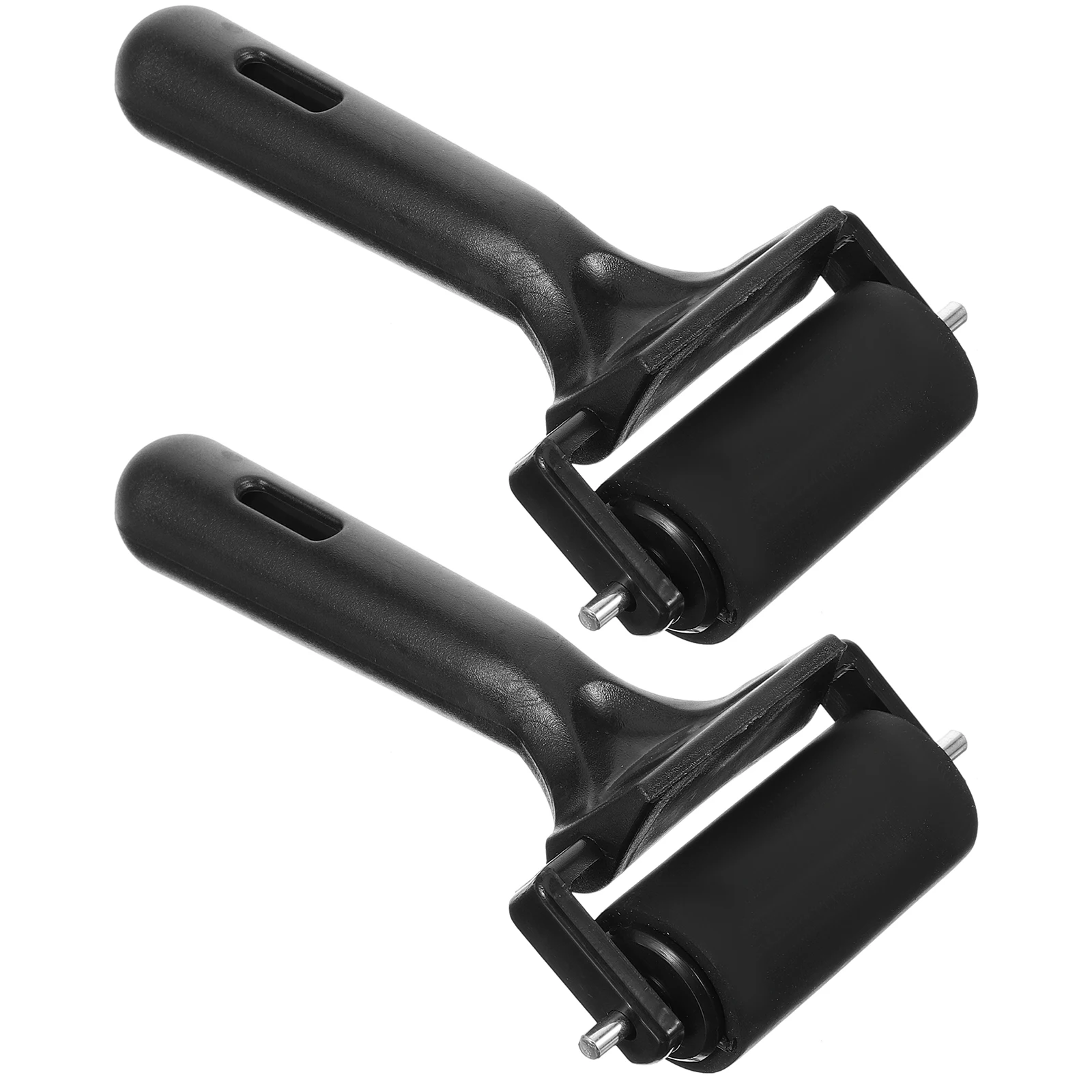 

2Pcs Portable Nonskid Rollers for Painting Stamping Ink Glue Craft Tools Vinyl Roller Rollers for Crafting