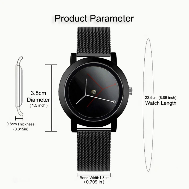 NEW YEAR Enmex creative design neutral wristwatch branch concept brief hit color simple face nature fashion quartz lady watches