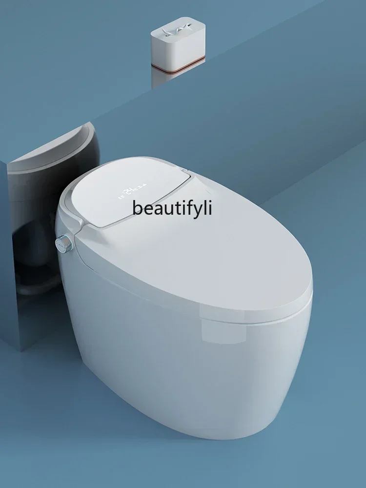 Z189 مرحاض ذكي سيفون فليب تلقائي شقة صغيرة كهربائية بدون ماء حد الضغط مرحاض منزلي متكامل