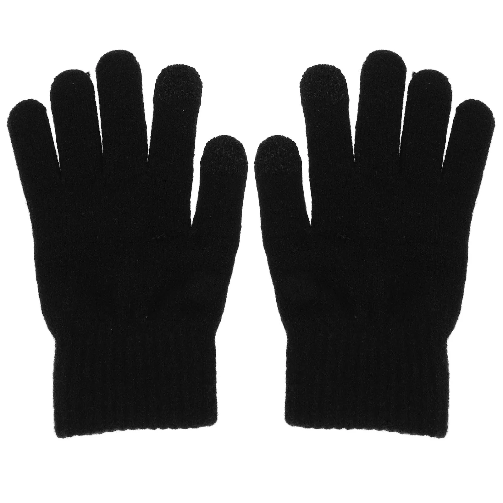 Thermal Knitted Gloves Mens Winter Running Windproof Driving Women Snow Acrylic Warm Hand Student