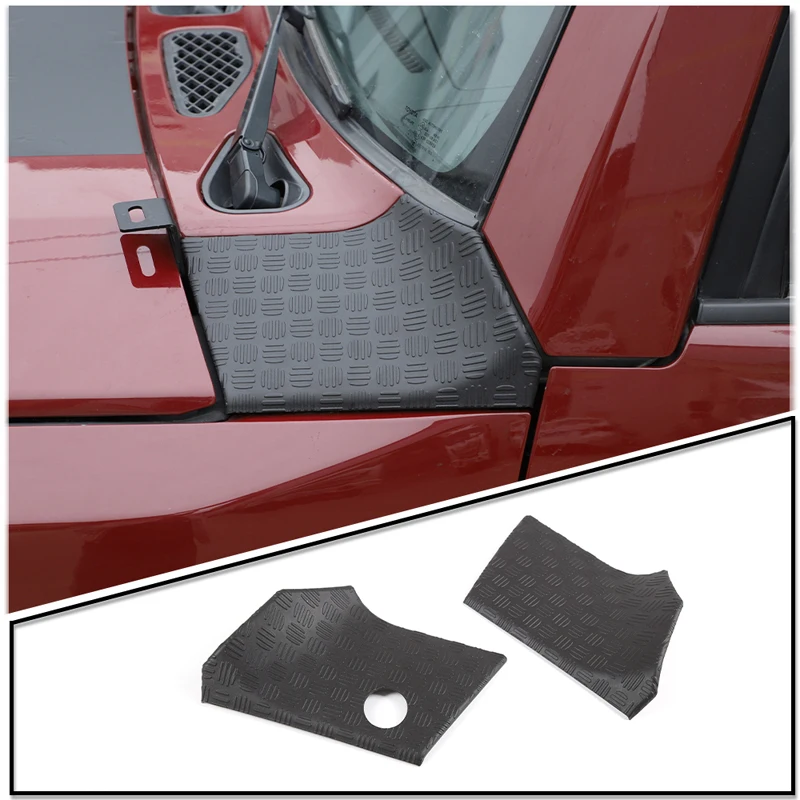 

For 2007-2021 Toyota FJ Cruiser ABS black car styling engine both sides decorative cover sticker car exterior detail accessories