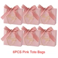 6PCS Pink
