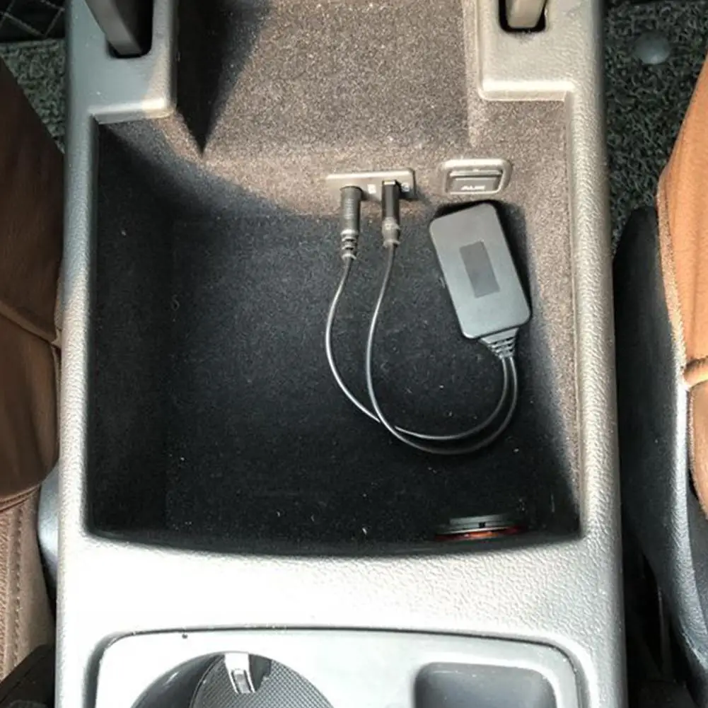 Auto AUX Bluetooth Audio Kabel Adapter Auto Ladegerät Adapter Anschluss Zigarette Leichter Für BMW E90 E91 E92 Auto Zubehör