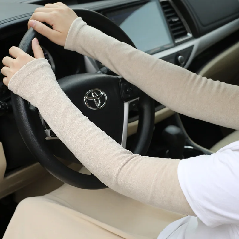 Autumn and Winter Warm Sleeve Arms Unisex Knitted Fingerless Mittens Glove Arm Warmer Unisex Crochet Half Finger Long Gloves